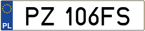 Truck License Plate